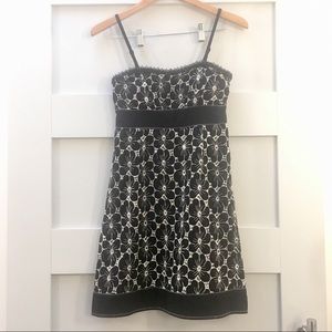 Black and White Daisy Sundress